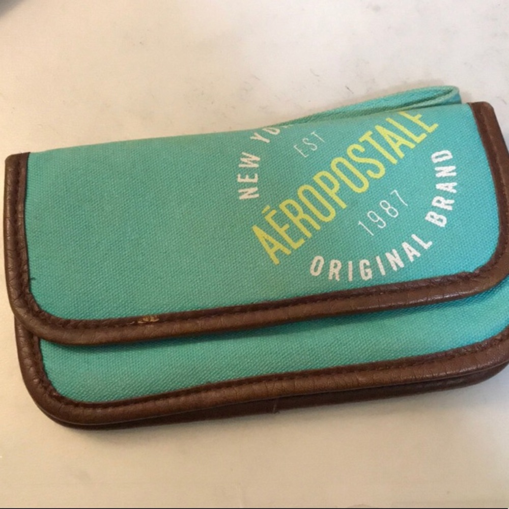 Teal Wrist Wallet